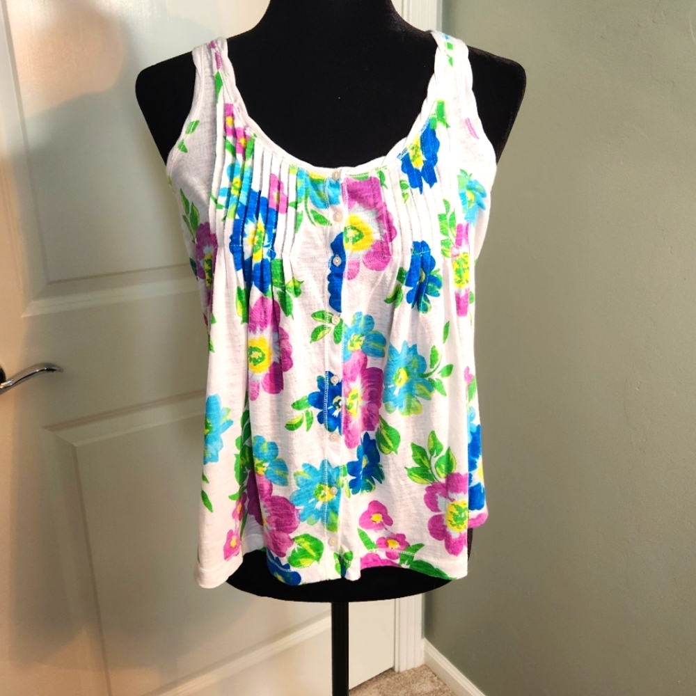 Aeropostale Floral Sleeveless Top